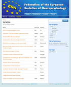 FESN Website Screenshot Societies