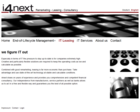 i4next Website Screenshot IT Leasing