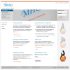 Screenshot MHC Business Language Training Website - Frontpage