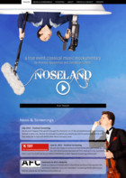 Noseland the movie - website screenshot start and news