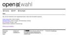 Screenshot open wahl Website - Team