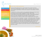 Screenshot Probono Website - Ablauf einer Ernährungsberatung