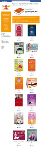 Yoga Guide Facebook Voting Tool Screenshot