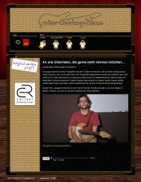 Screenshot Guitar-Academy24 Website - Start