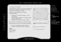 Screenshot ThePad Website - Startseite