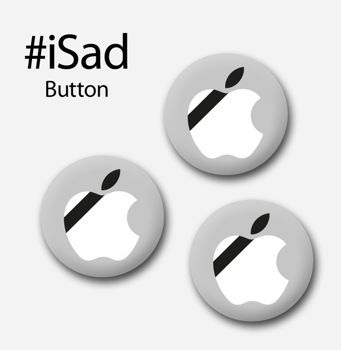 Steve Jobs iSad Buttons